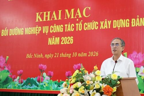 Bắc Ninh: Bồi dưỡng nghiệp vụ công tác tổ chức xây dựng Đảng