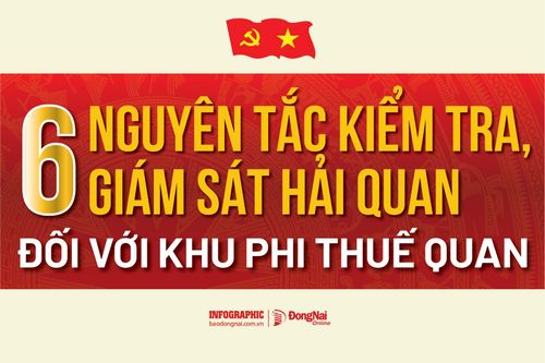 [Infographic] Nguyên tắc kiểm tra, giám sát hải quan đối với khu phi thuế quan ra sao?