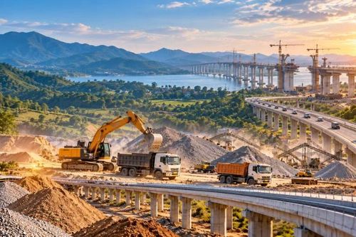Điều phối vật liệu xây dựng giữa các tỉnh, thành phố phục vụ các công trình trọng điểm quốc gia