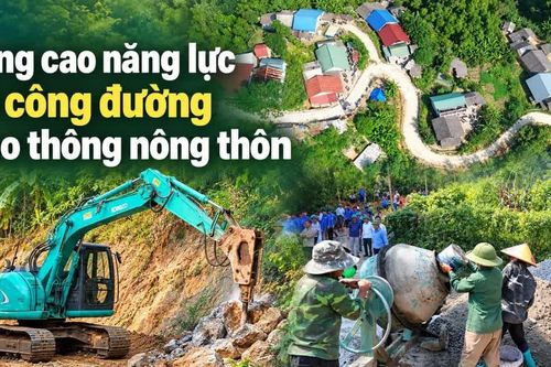 Nâng cao năng lực thi công đường giao thông nông thôn