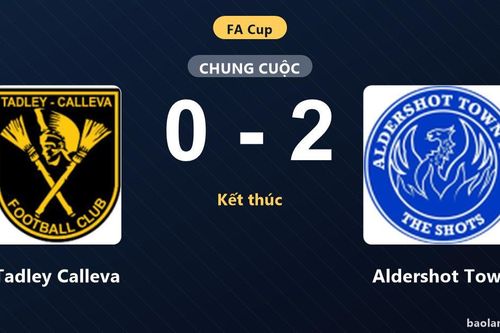 Thống kê trận đấu Tadley Calleva 0-2 Aldershot Town: Aldershot Town giành chiến thắng chung cuộc
