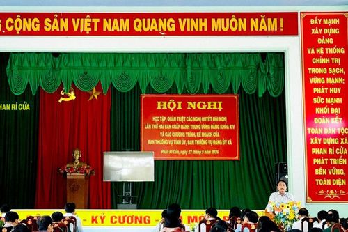 Phan Rí Cửa đổi mới phương thức lãnh đạo của Ðảng từ chuyển đổi số