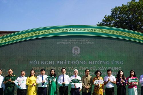 Hà Nội phát động xây dựng người Hà Nội thanh lịch, văn minh