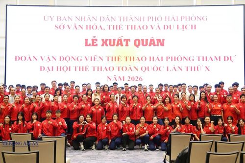 Hải Phòng xuất quân đoàn vận động viên dự đại hội thể thao toàn quốc