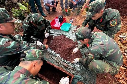 Đồng Nai tìm thấy 124 bộ hài cốt liệt sĩ