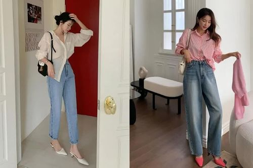 4 công thức phối sơ mi dài tay với quần jeans giúp diện mạo trẻ trung hơn mà không cần chạy theo xu hướng