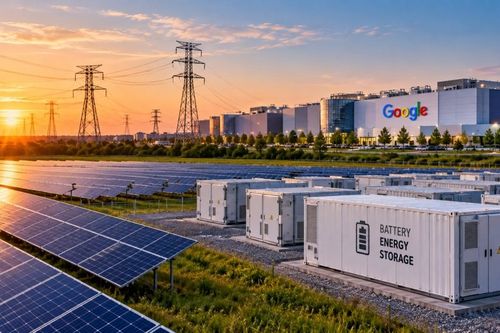 Google chi trả điện mặt trời 440 MW và pin lưu trữ 1.400 MWh tại Mỹ