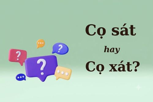 Cọ sát hay cọ xát, từ nào đúng chính tả?