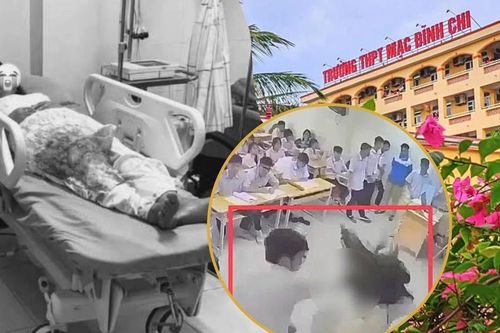 Bắt khẩn cấp nam sinh lao lên đánh cô giáo ngay trên bục giảng ở Hà Nội