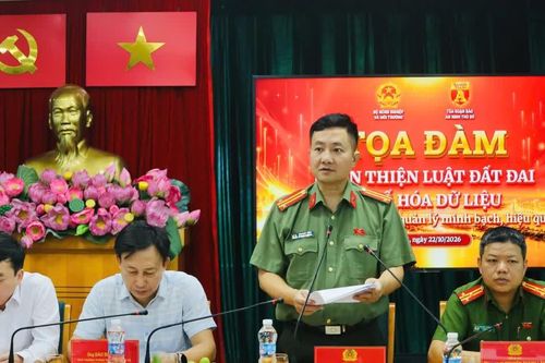 9h sáng nay, 22-10, Tọa đàm Hoàn thiện Luật Đất đai và số hóa dữ liệu: Đột phá hướng tới quản lý minh bạch, hiệu quả