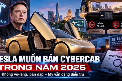 Tesla muốn bán xe tự lái Cybercab ngay trong năm 2026