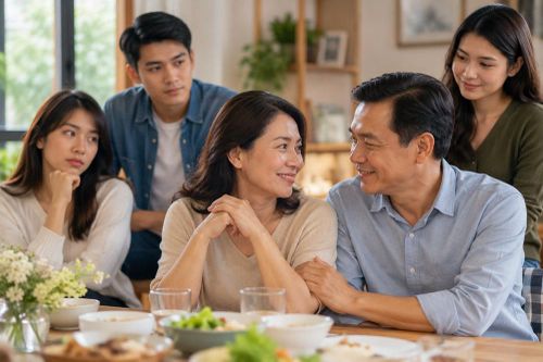 Đừng để tình thương con cản trở hạnh phúc của cha mẹ