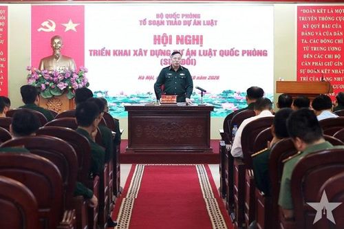 Triển khai xây dựng Dự án Luật Quốc phòng (sửa đổi)