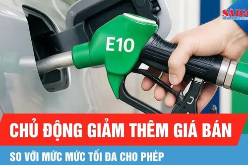 Giá xăng E10 giảm mạnh, còn hơn 25.000 đồng/lít