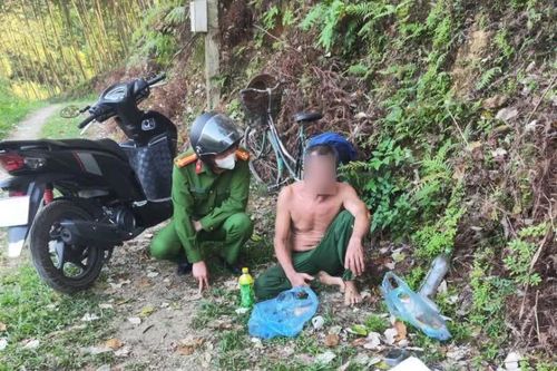 Công an Phú Thọ ngăn chặn người đàn ông tự tử sau khi tự đào mộ cho mình