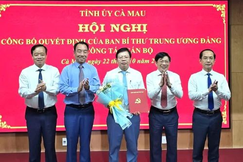 Giám đốc Sở GD&ĐT Cà Mau được chỉ định tham gia Ban Chấp hành Đảng bộ tỉnh