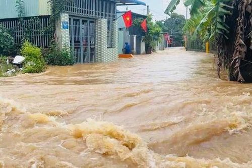 Nước sông Buông dâng cao, người dân Phước Tân (Đồng Nai) khổ vì ngập