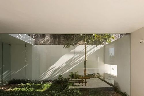 Ngôi nhà dài 37m kết hợp kinh doanh, sân vườn và không gian sống