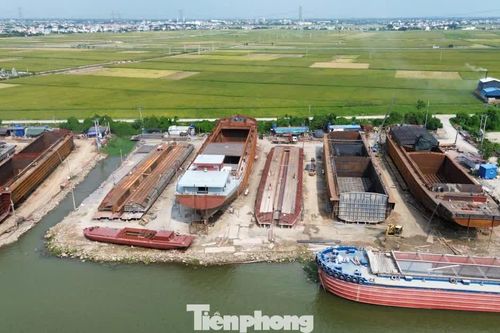 Ninh Bình: Chính quyền xã nói về xưởng đóng tàu quy mô lớn, hợp đồng thuê đất trái phép