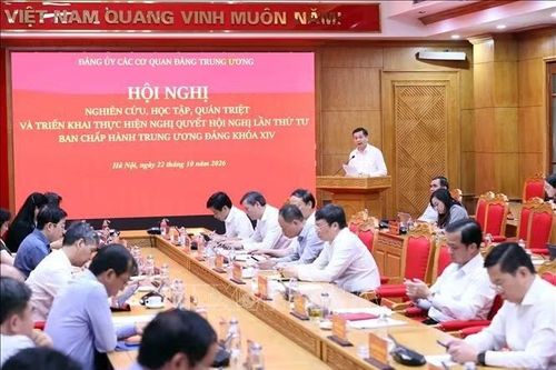 Đảng bộ các cơ quan Đảng Trung ương triển khai thực hiện Nghị quyết Trung ương 4