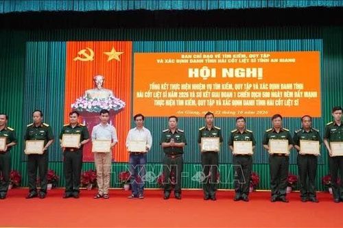 An Giang hoàn thành lấy mẫu sinh phẩm hài cốt liệt sĩ sớm 6,5 tháng