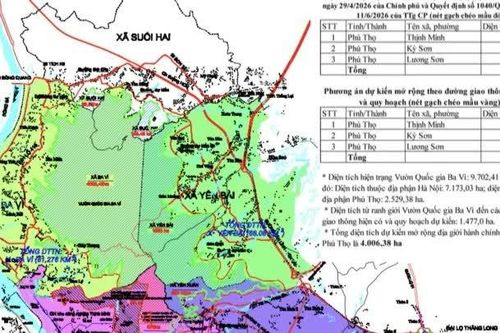 Hà Nội lấy ý kiến về phương án điều chỉnh địa giới với Phú Thọ