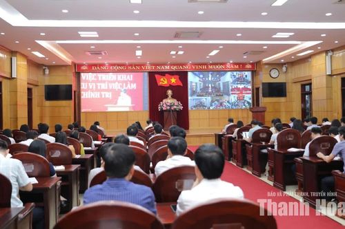 Quán triệt, tập huấn xây dựng cơ sở dữ liệu vị trí việc làm của hệ thống chính trị