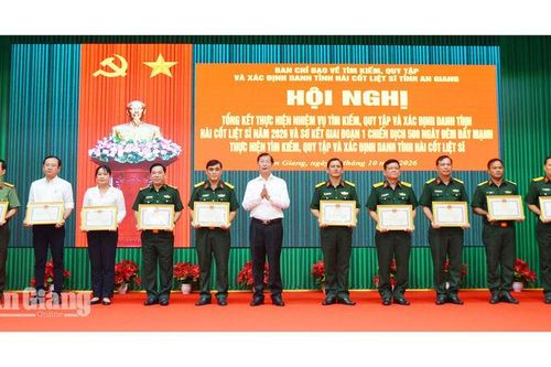 An Giang khai quật 15.210 mộ liệt sĩ, thu mẫu ADN tại hơn 11.000 mộ