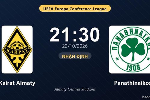 Nhận định Kairat Almaty vs Panathinaikos: Điểm nóng cuộc đua tốp đầu