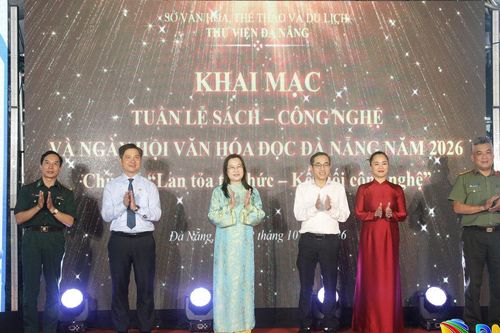 Đà Nẵng khai mạc Tuần lễ sách - Công nghệ và Ngày hội Văn hóa đọc năm 2026