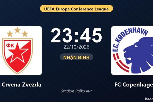 Nhận định FK Crvena Zvezda vs FC Copenhagen: Cơ hội bám đuổi ngôi đầu