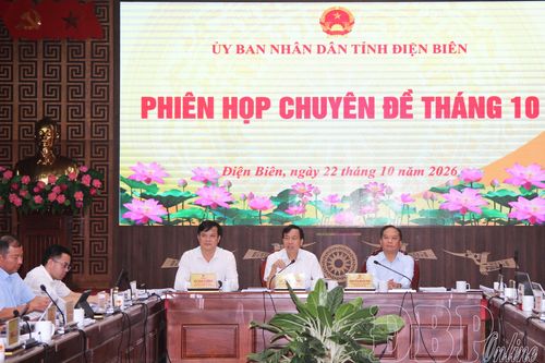 UBND tỉnh họp phiên chuyên đề tháng 10/2026