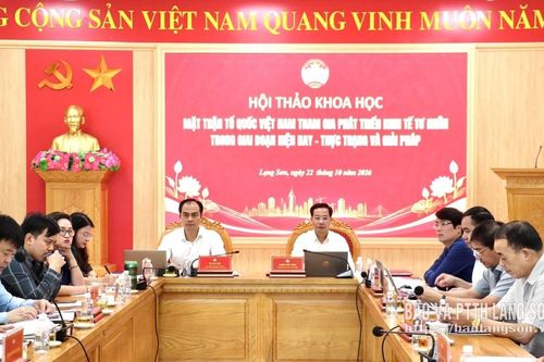 Hội thảo khoa học “Mặt trận Tổ quốc Việt Nam tham gia phát triển kinh tế tư nhân trong giai đoạn hiện nay - Thực trạng và giải pháp”