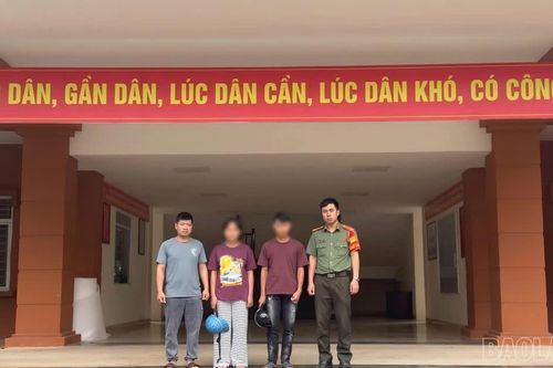 Công an xã Mường Khương kịp thời ngăn chặn hai học sinh bị dụ dỗ bỏ học đi làm thuê