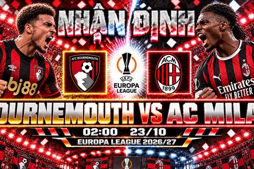 Nhận định bóng đá Bournemouth vs AC Milan: Maignan trước thử thách tại Vitality