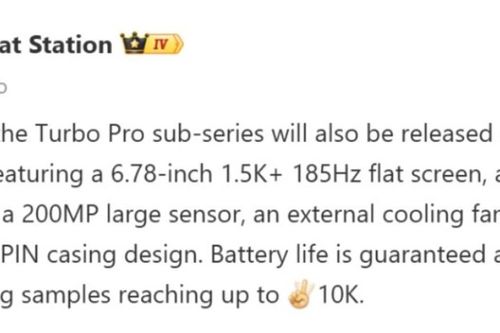 Thông số cấu hình OnePlus Turbo 7 Pro: Màn hình 185Hz, chip 3nm và pin khủng 10.000mAh