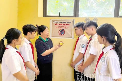 Phường Xuân Hòa chung tay vì môi trường không khói thuốc lá