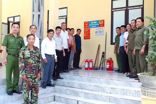 Xã Nật Sơn ra mắt 2 mô hình “Điểm chữa cháy công cộng”
