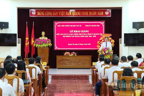 Khai giảng Lớp Cao cấp lý luận chính trị K77B.15