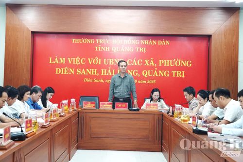 Thường trực HĐND tỉnh làm việc với các địa phương