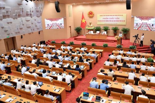 Hà Nội tổ chức chất vấn về quản lý chất thải xây dựng, kiểm soát ô nhiễm không khí