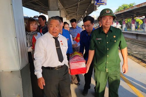 TP.HCM đón hài cốt liệt sĩ hy sinh ở Quảng Trị về an nghỉ sau 54 năm