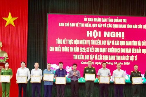 Quảng Trị: Đẩy nhanh tìm kiếm, quy tập và chuẩn hóa dữ liệu để xác định danh tính liệt sĩ