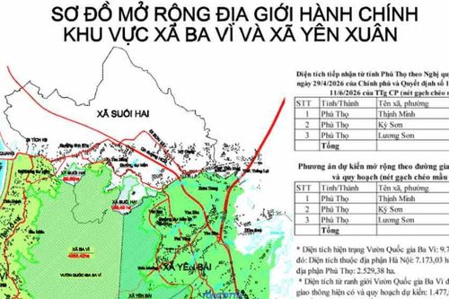 Hà Nội lấy ý kiến cử tri về phương án tiếp nhận hơn 4.000ha đất từ Phú Thọ