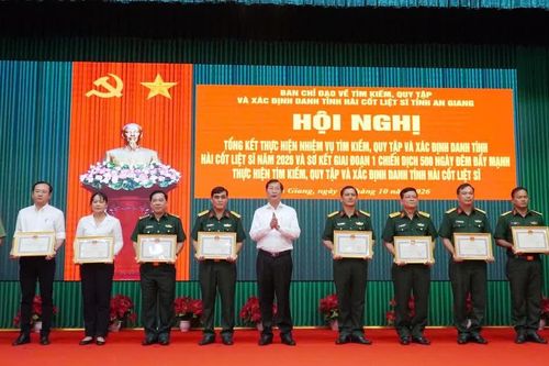 An Giang: Vượt chỉ tiêu tìm kiếm, quy tập hài cốt liệt sĩ