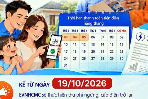 Tổng công ty Điện lực Thành phố Hồ Chí Minh ban hành đơn giá ngừng, cấp điện trở lại