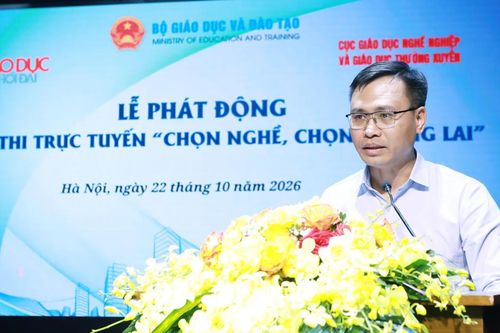Cuộc thi trực tuyến 'Chọn nghề, Chọn tương lai' năm 2026: Tôn vinh những mô hình đào tạo hiệu quả