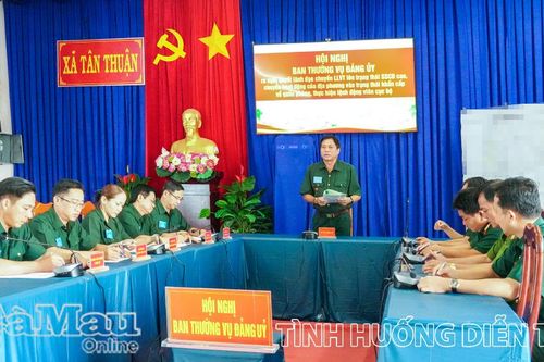 Khai mạc diễn tập chiến đấu phòng thủ xã Tân Thuận năm 2026