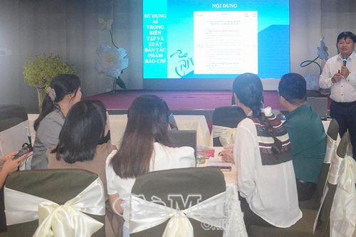 Tập huấn sử dụng AI trong biên tập và xuất bản tác phẩm báo chí