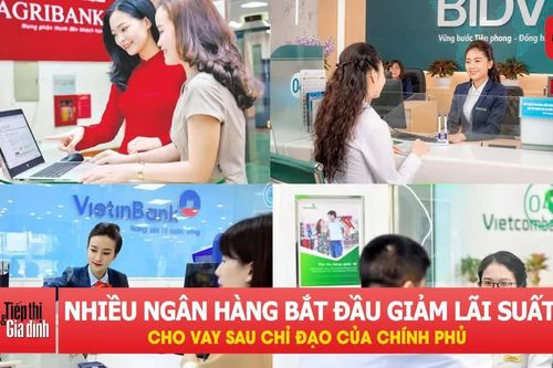 Nhiều ngân hàng bắt đầu giảm lãi suất cho vay sau chỉ đạo của chính phủ
